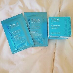 Tula skincare set includes 2 Eye Feel Amazing eye masks 1 24/7 Moisture …
